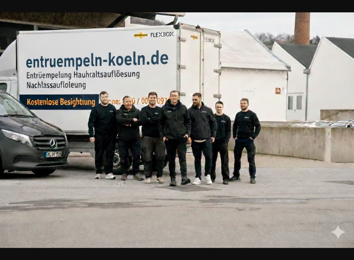 Fuhrpark der Rümpelschmiede für Entrümpelungen in Köln